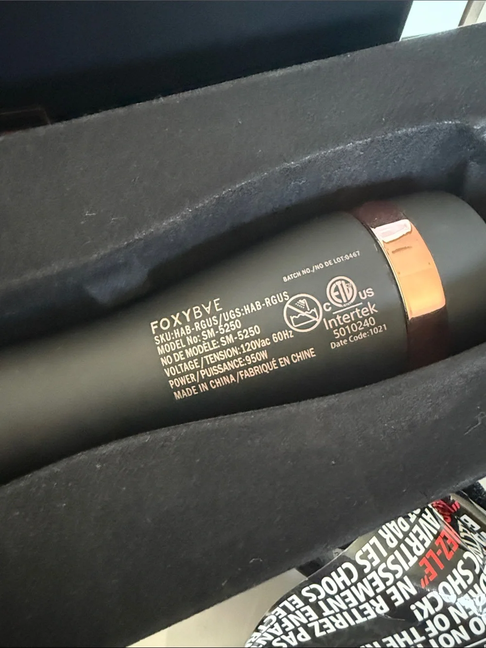 * NEW* FOXYBAE Rose Gold Blowout Dryer Brush